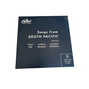 Capitol Songs from South Pacific Long Playing 33 1/3 Record RPM H-163